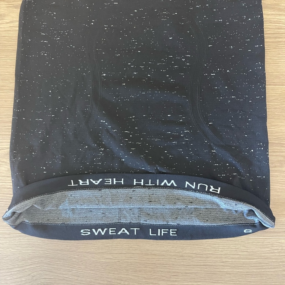 Lululemon Swiftly Tech Racerback Tank Black/White Speckle SZ 6 NWOT Condition - Picture 8 of 10